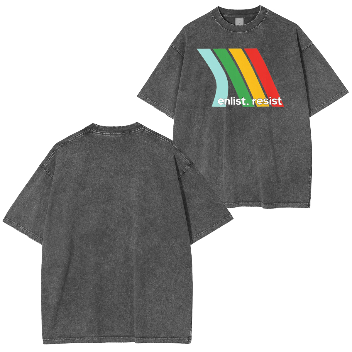ARC Raiders ‘Enlist Resist’ Vintage Washed T-shirt/Crewneck/Hoodie