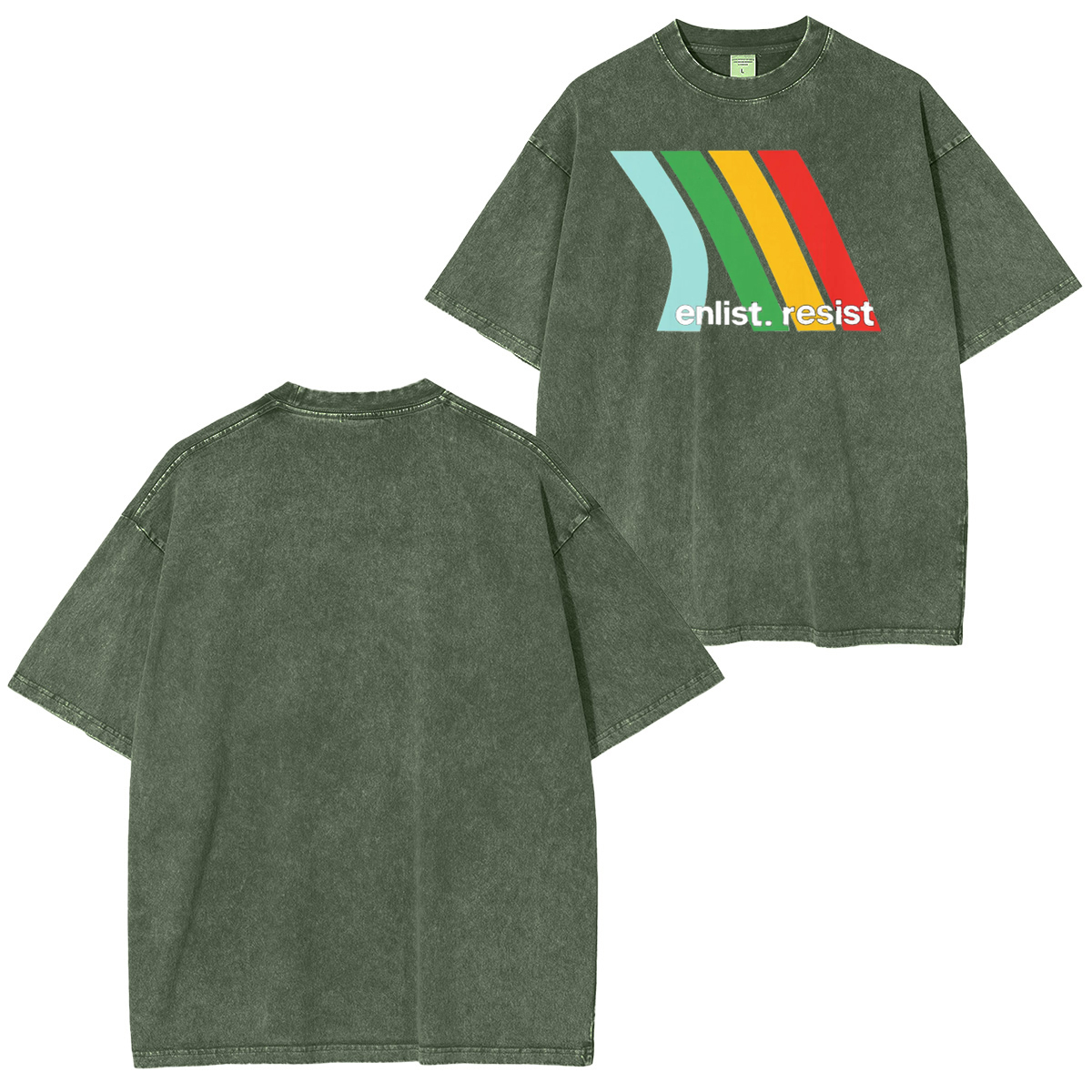 ARC Raiders ‘Enlist Resist’ Vintage Washed T-shirt/Crewneck/Hoodie