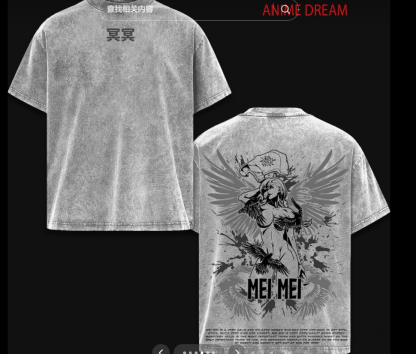 [Copy]Kurama Naruto Vintage Washed T-shirt/Crewneck/Hoodie