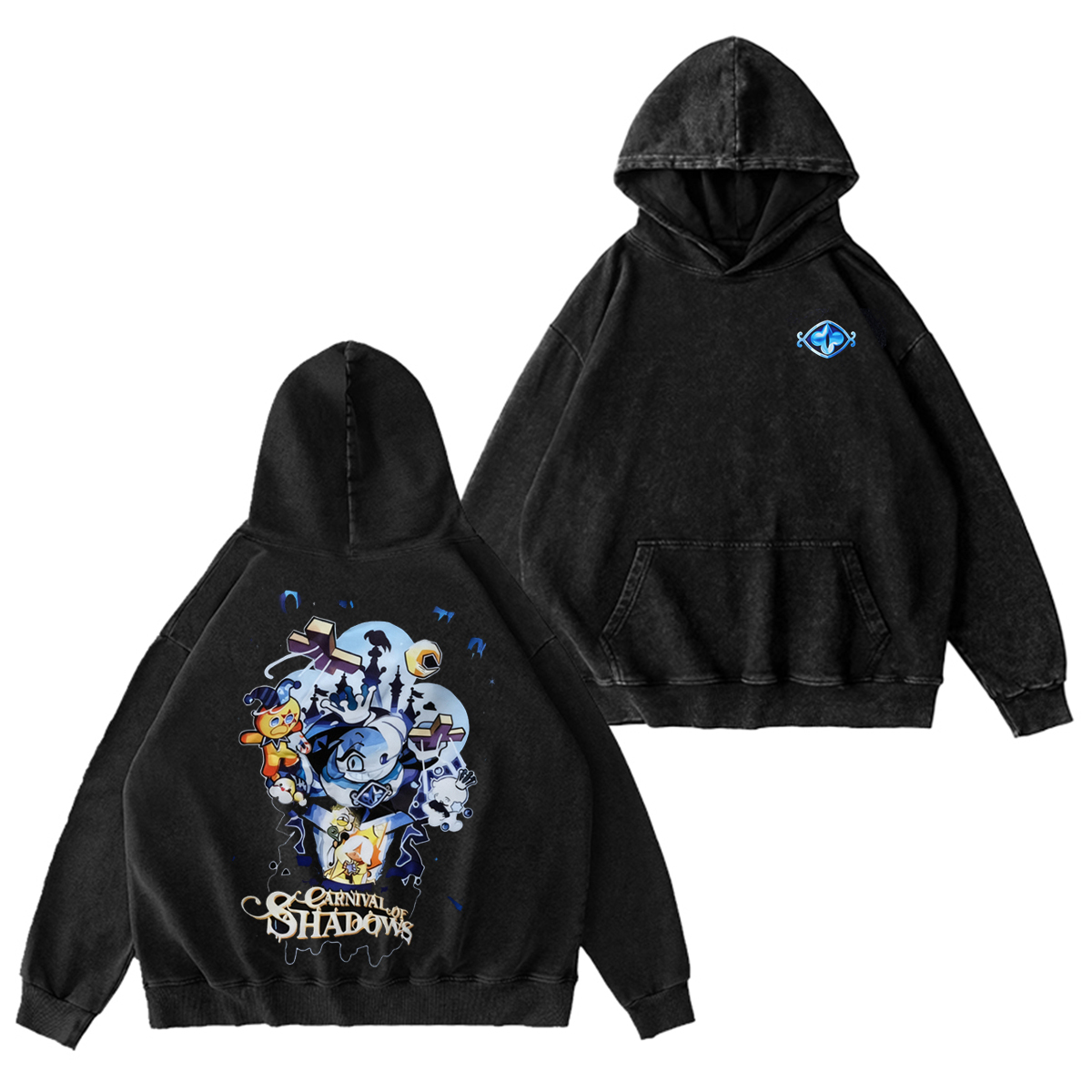 CookieRun: Kingdom Gingerbread Man Kingdom Shadow Milk Vintage Washed T-shirt/Crewneck/Hoodie