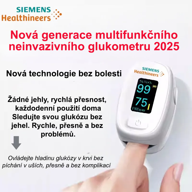 Nová generace bezbolestného glukometru – měření cukru bez píchání do prstu