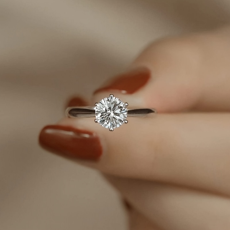 🎁 48% sleva na všechny produkty !✨1/2/3/5 karátový moissanitový prsten 💍