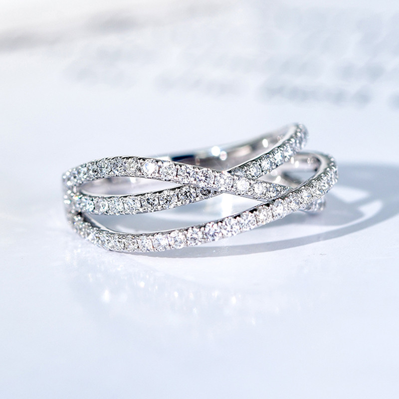 🎁 48% sleva na všechny produkty !💖 ámský luxusní křížový prsten 🌠