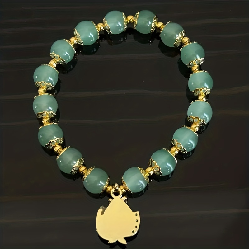 🎁 50% sleva na všechny produkty !✨Nádherný zelený nefritový náramek💎