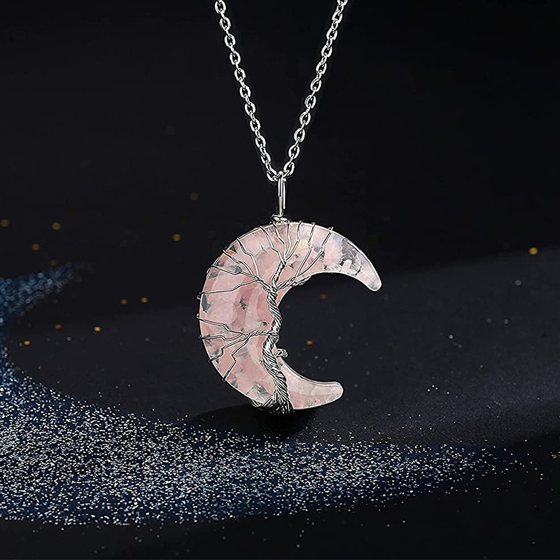 🎁 50% sleva na všechny produkty !🔮💖Náhrdelník křišťálový léčebný čakra