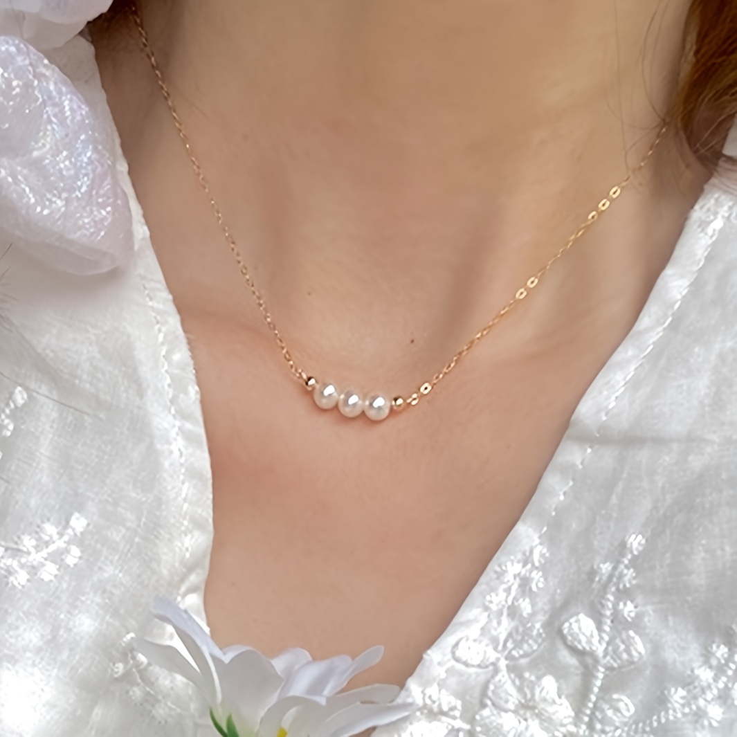 🎁 50% sleva na všechny produkty ! 💎Elegantní perlový náhrdelník s přívěskem✨