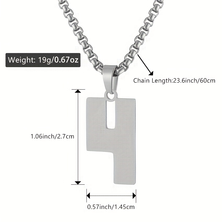 🎁 50% sleva na všechny produkty ! 🏆Stylový náhrdelník s přívěskem na sportovní číslo🔢