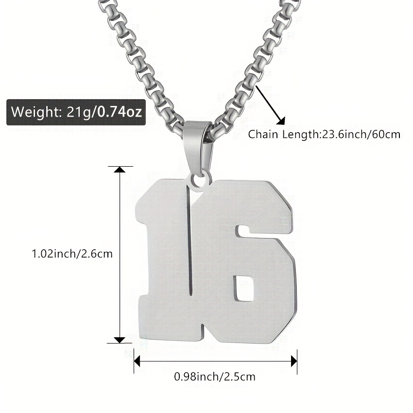 🎁 50% sleva na všechny produkty ! 🏆Stylový náhrdelník s přívěskem na sportovní číslo🔢