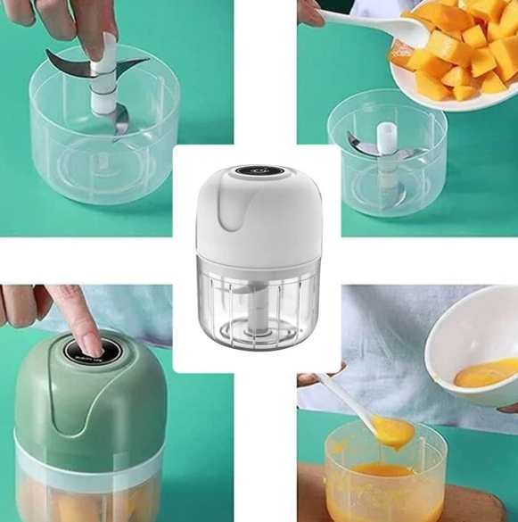 (🎁2024 žhavý novoroční výprodej🎁 50% SLEVA)-USB dobíjecí elektrický mlýnek na česnek