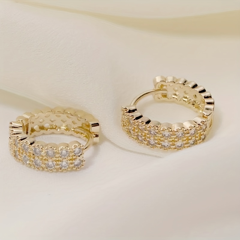 🎁 50% kedvezmény minden termékre!💫Kiváló és elegáns 18K arany karika fülbevaló nőknek👑