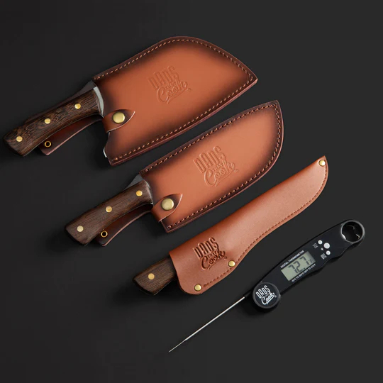 Vykosťovací nůž z vysoce uhlíkové oceli přesně odděluje maso a kosti, díky čemuž je vaření efektivnější!