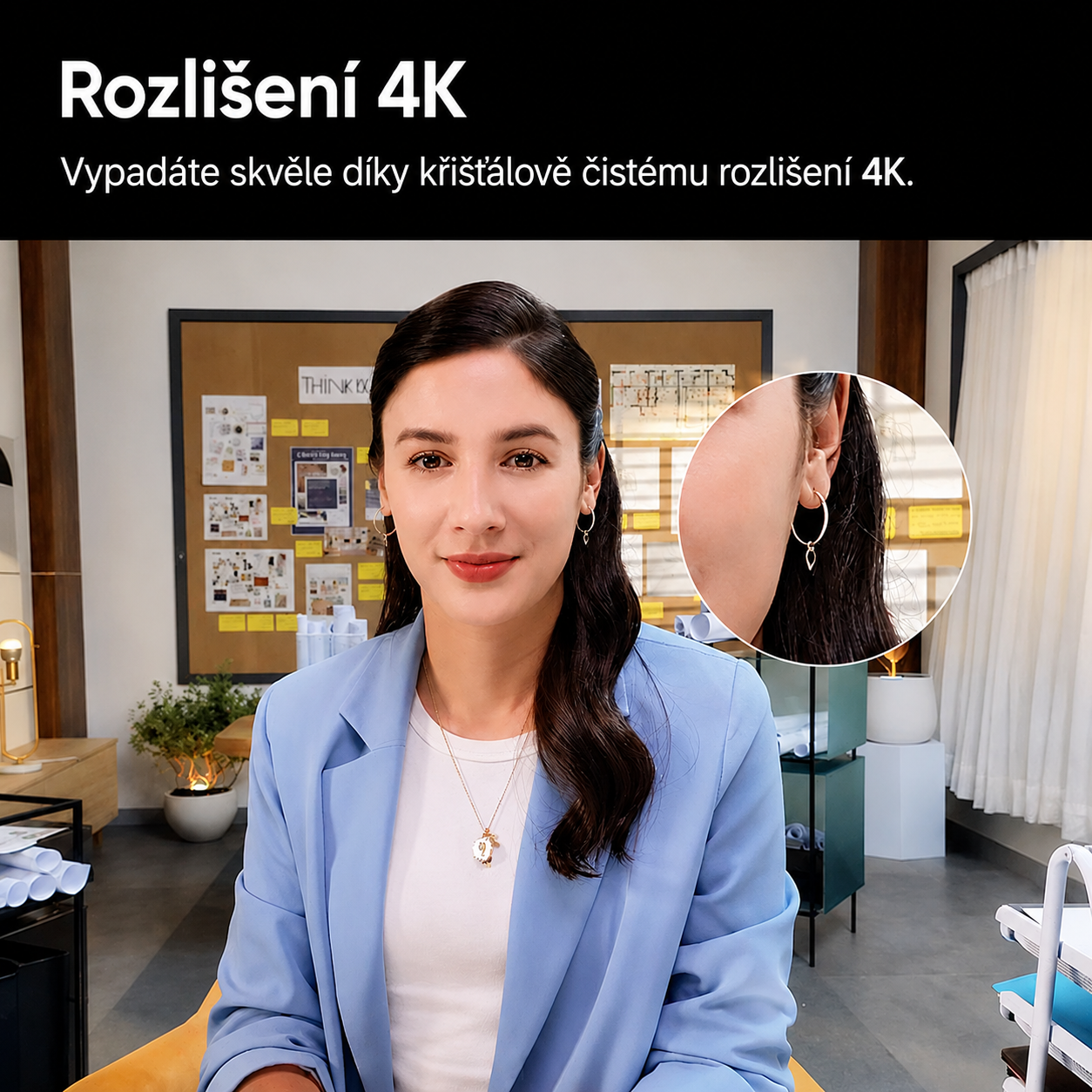 Insta360 Link – 4K PTZ webkamera s 1/2" snímačem