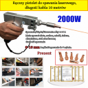 Multifunkční laserová pistole 2000 W (zlato/stříbro/měď/železo/hliník/nerezová ocel) – tloušťka svařování 0-10 mm (svařování/řezání dva v jednom)