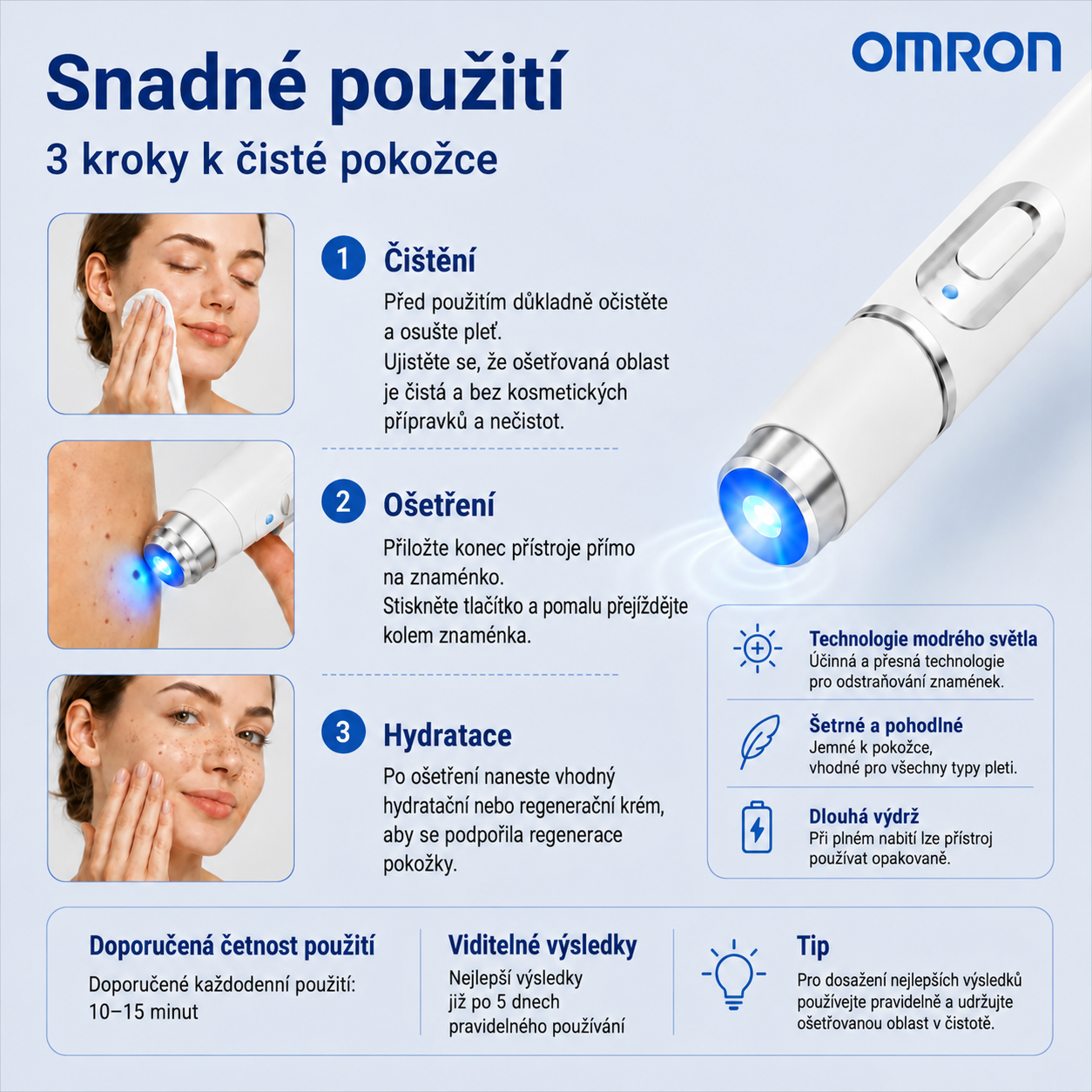 ✨ Omron™ 2026 – Multifunkční péče o pleť nové generace v peru: profesionální řešení pro odstranění znamének a nedokonalostí. Neinvazivní technologie bez bolesti a bez jizev pro zdravější a zářivější pleť. Vyrobeno v USA. ✨