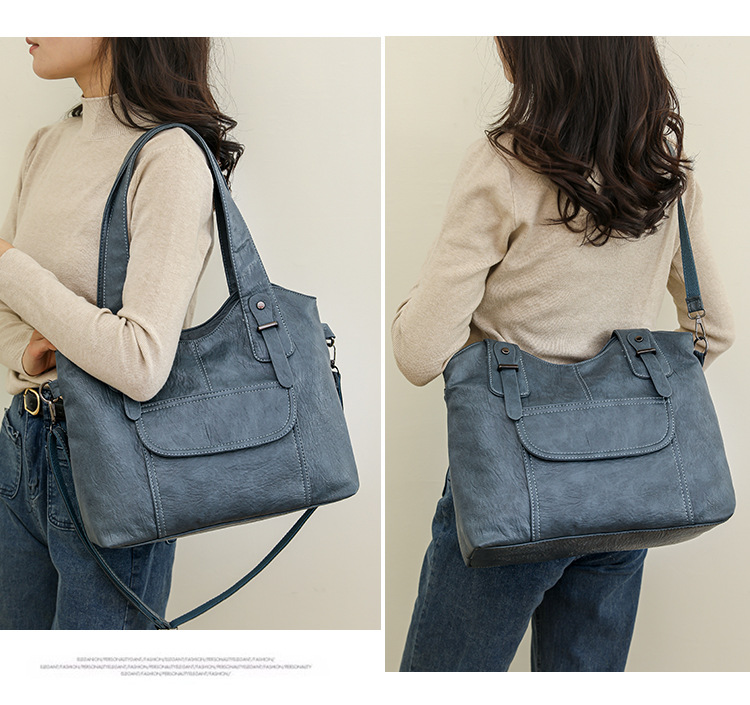 🎁 48% sleva na všechny produkty !👜 Retro jednobarevná kabelka ✨