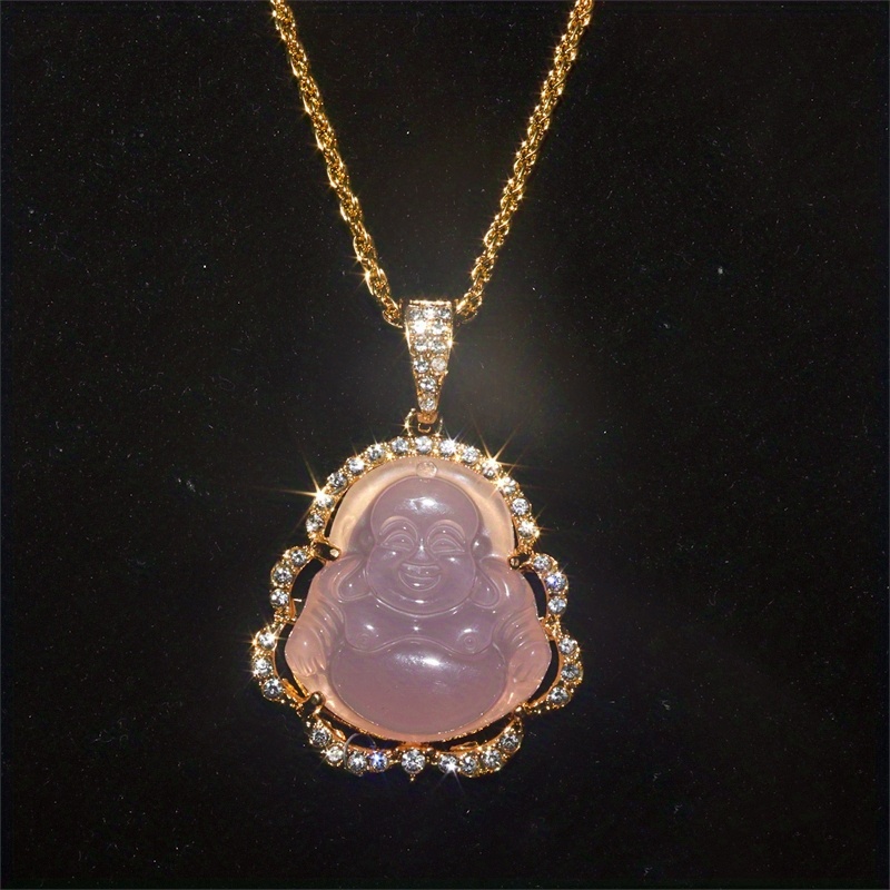🎁 50% sleva na všechny produkty !🌟Módní luxusní šperky Buddha náhrdelník s přívěskem✨