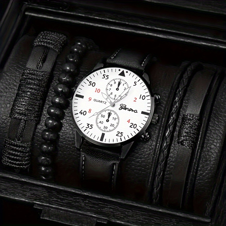 🎁 50% sleva na všechny produkty !⌚️Sada pánských hodinek Quartz💼