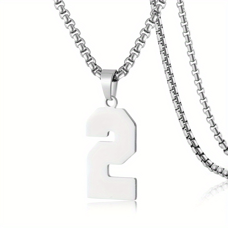 🎁 50% sleva na všechny produkty ! 🏆Stylový náhrdelník s přívěskem na sportovní číslo🔢