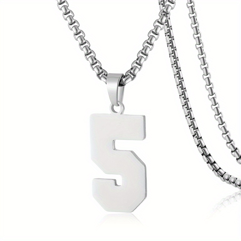 🎁 50% sleva na všechny produkty ! 🏆Stylový náhrdelník s přívěskem na sportovní číslo🔢