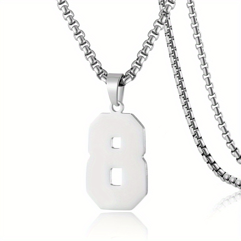 🎁 50% sleva na všechny produkty ! 🏆Stylový náhrdelník s přívěskem na sportovní číslo🔢