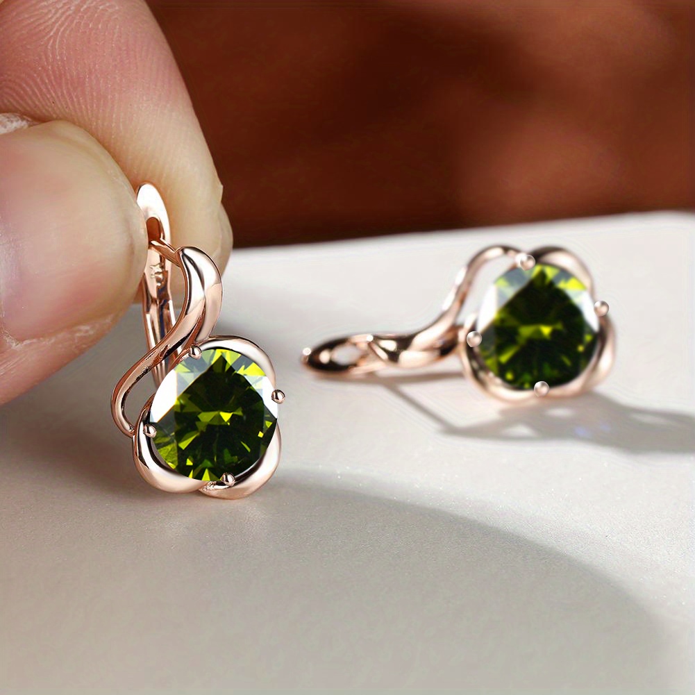 🎁 50% sleva na všechny produkty !🌹Stylové vintage náušnice z růžového zlata✨