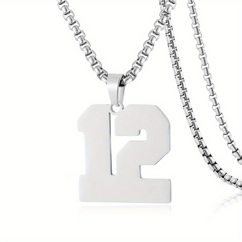 🎁 50% sleva na všechny produkty ! 🏆Stylový náhrdelník s přívěskem na sportovní číslo🔢