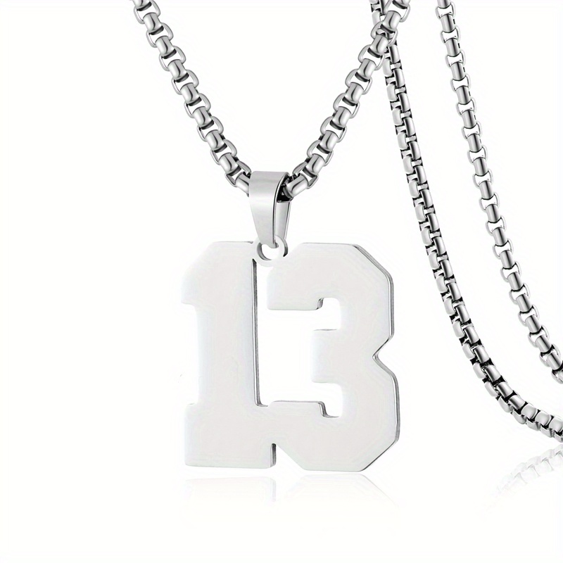 🎁 50% sleva na všechny produkty ! 🏆Stylový náhrdelník s přívěskem na sportovní číslo🔢