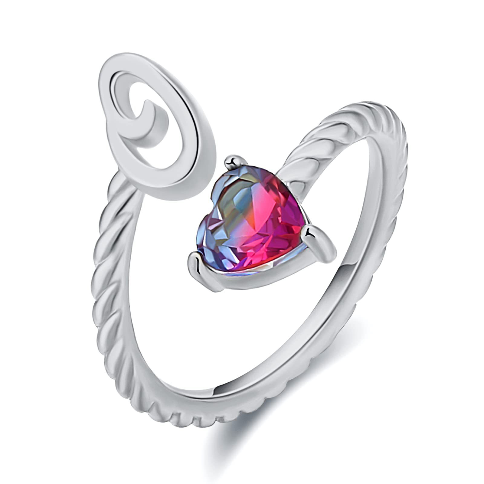 🎁 50% sleva na všechny produkty ! 💍Počáteční prsten od A do T Prsten s pozlaceným 18karátovým zlatem✨