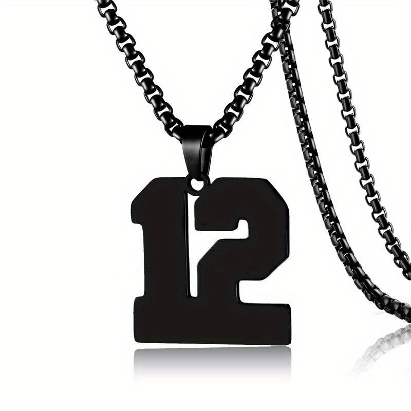 🎁 50% sleva na všechny produkty ! 🏆Stylový náhrdelník s přívěskem na sportovní číslo🔢