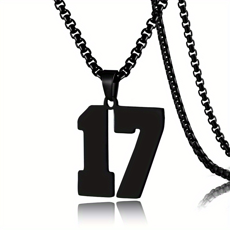 🎁 50% sleva na všechny produkty ! 🏆Stylový náhrdelník s přívěskem na sportovní číslo🔢
