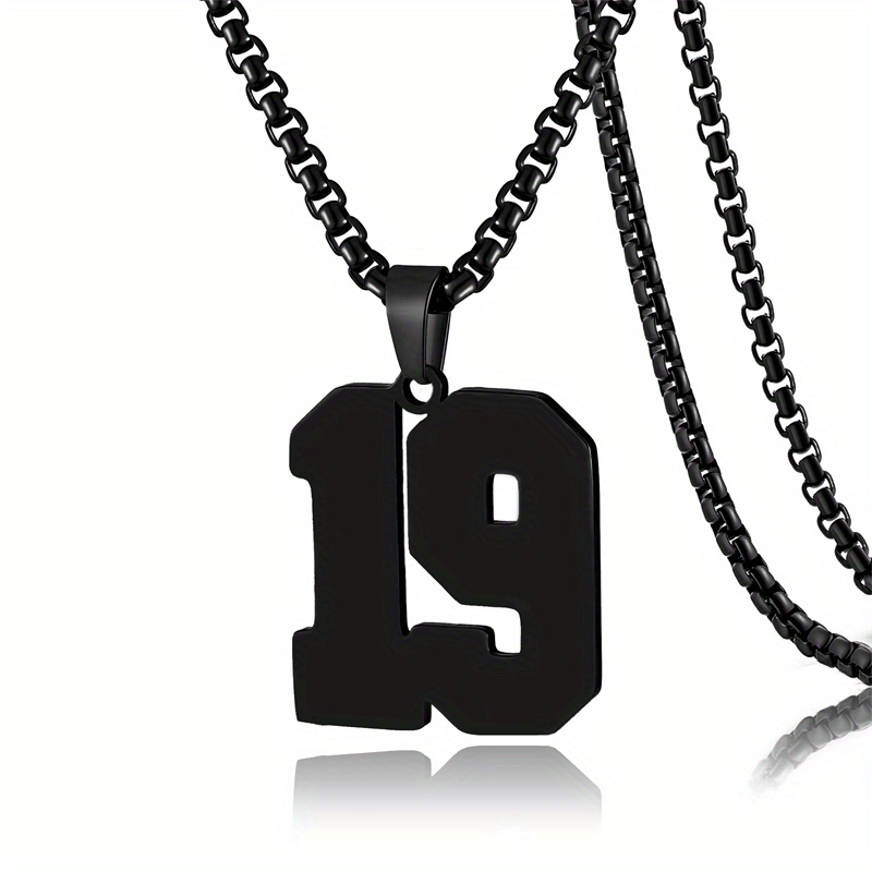 🎁 50% sleva na všechny produkty ! 🏆Stylový náhrdelník s přívěskem na sportovní číslo🔢