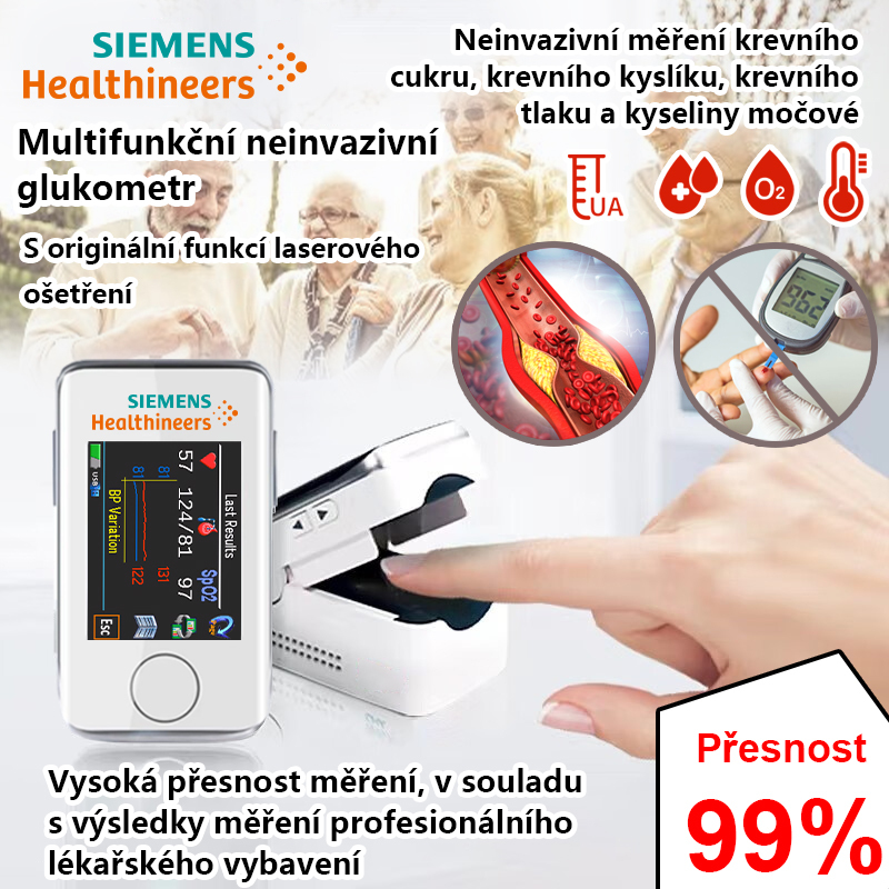 Multifunkční neinvazivní glukometr Siemens