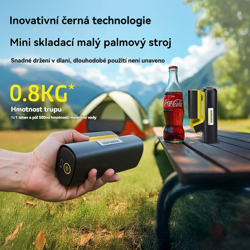 Přenosná doma použitelná dobíjecí lithium-iontová tlaková vodní pistole na mytí aut.