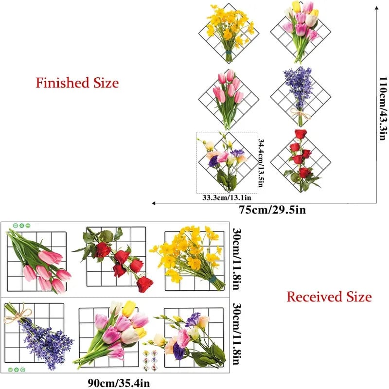 Zelená rostlina samolepicí 3D trojrozměrná tapeta na zeď pozadí obývacího pokoje