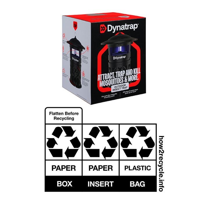 DYNATRAP® 1 ACRE LED PASTI NA KOMÁRY A HMYZ - ČERNÁ