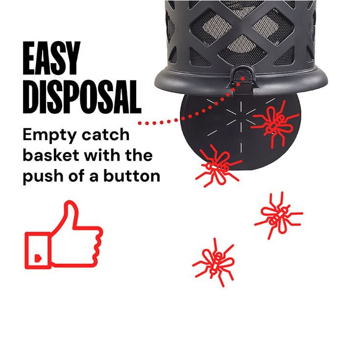 DYNATRAP® 1 ACRE LED PASTI NA KOMÁRY A HMYZ - ČERNÁ