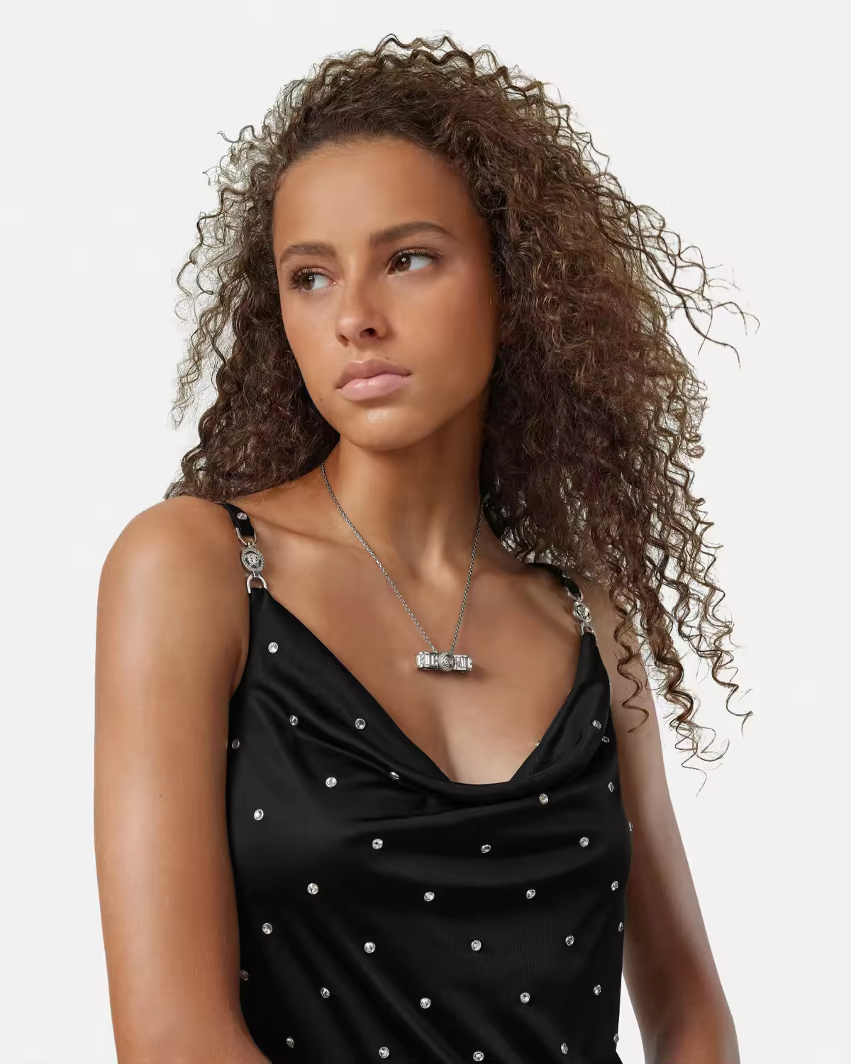 Crystal Gianni Ribbon Pendant Necklace