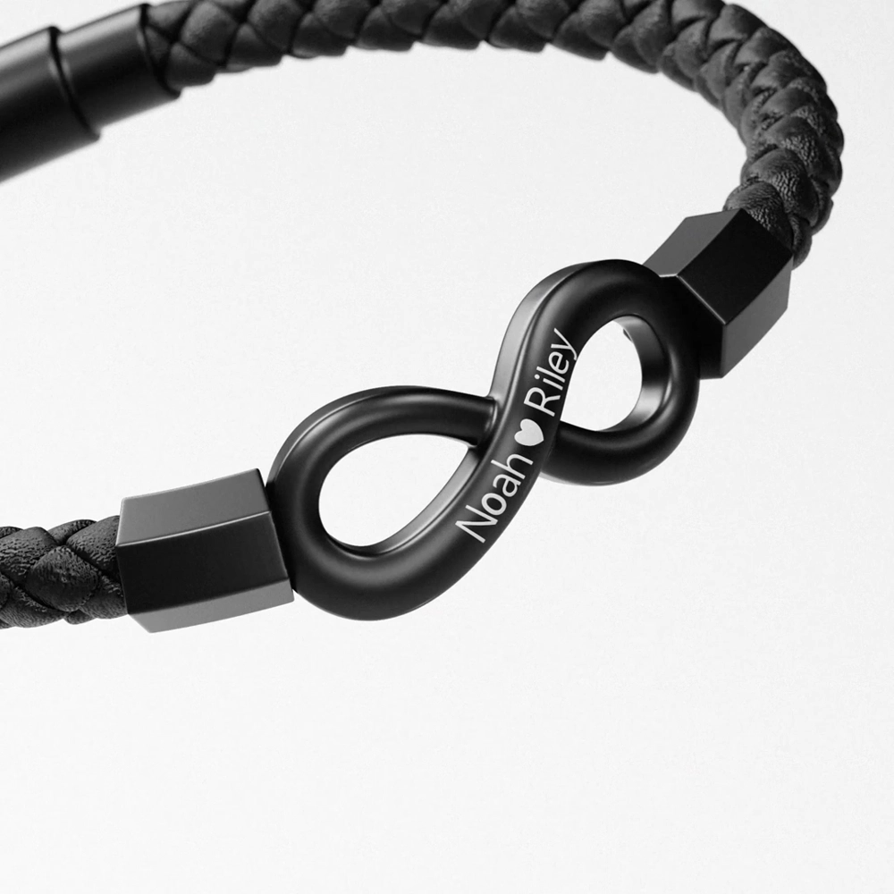 "To My Man" - Infinity Personalized Bracelet
