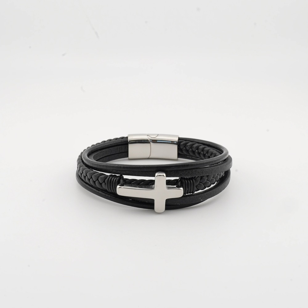 Grandson's Eternal Guardian Faith Bracelet