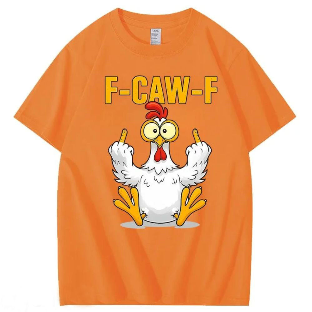 F-Caw-F Chicken Cotton T-Shirt