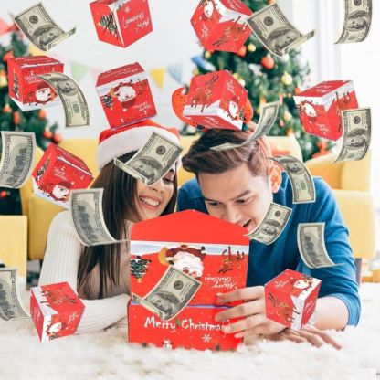 Surprise Gift Box Explosion Unique Folding Bouncing Red Envelope Cash Box