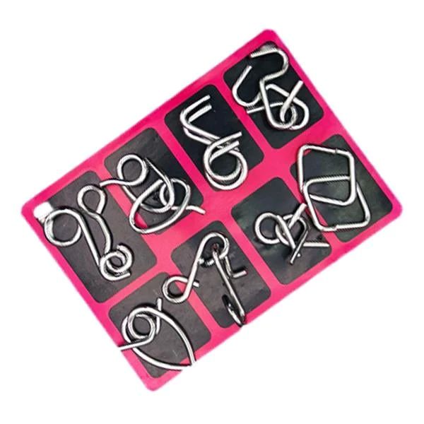 Metal Brain teaser Puzzles Ring Educational Toys