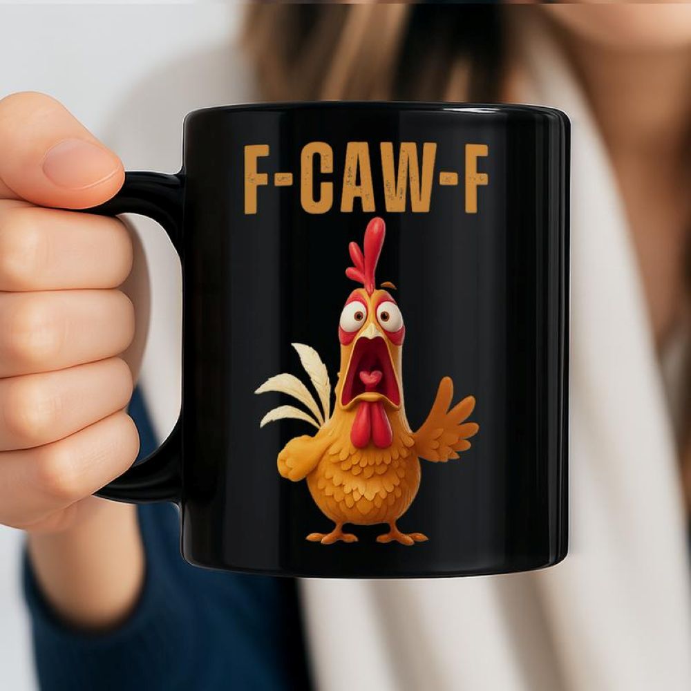 F-Caw-F Funny Chicken Coffee Mug