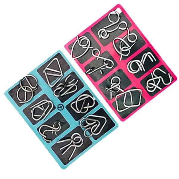 Metal Brain teaser Puzzles Ring Educational Toys