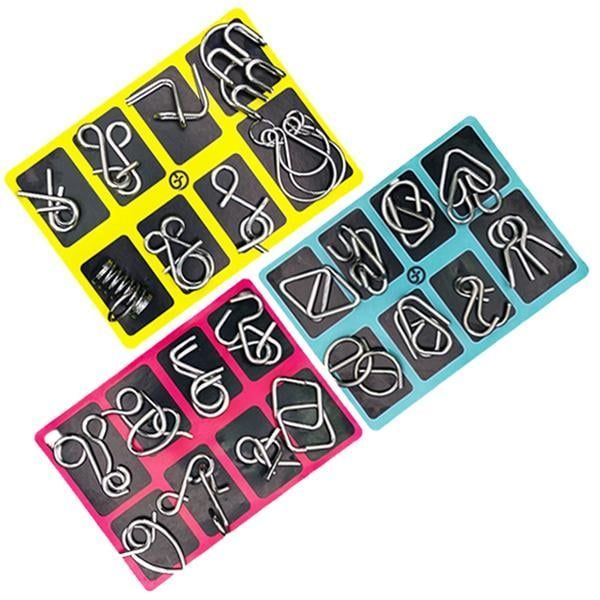 Metal Brain teaser Puzzles Ring Educational Toys