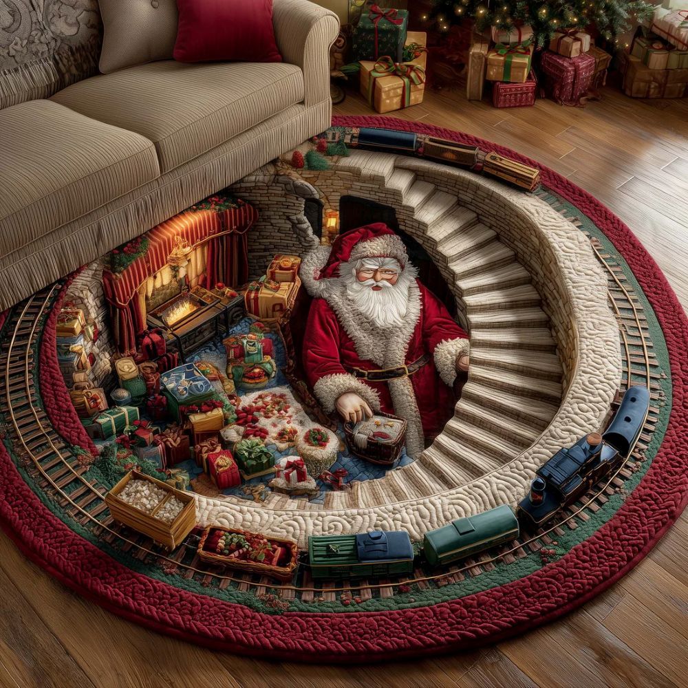 Christmas Round Rug