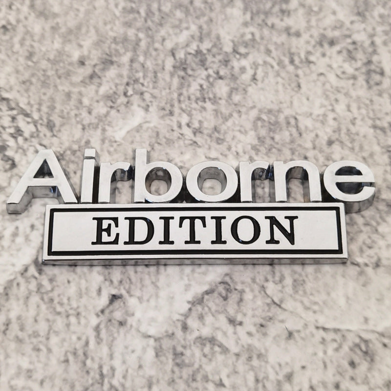Airborne Edition - Emblem Sticker Badge, Funny Decals for Car, Truck, SUV, Motorcycle - TE041