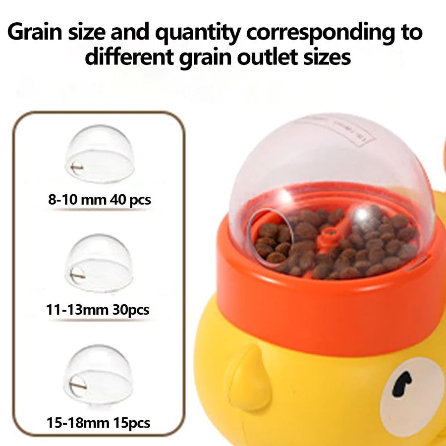 Interactive Duck-Themed Slow Feeder Toy for Pets