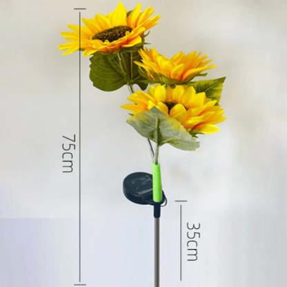 Solar LED Sunflower Garden Lights