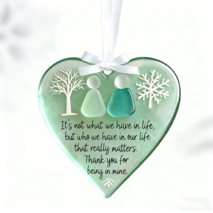 Snowflake Shaped Sea Glass Friendship Decor Shaped by Nature & Crafted by Hand!